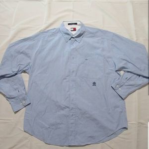 Vintage Tommy Hilfiger Button down w/ Crest